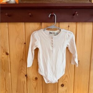 Faded Glory Cream Baby Onesie